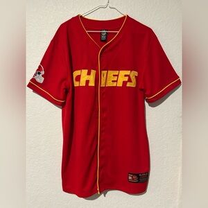 NFL Red and Gold Chiefs Jersey